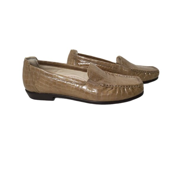 Womens SAS Tri-Pad Comfort Leather Slip On Loafers. Size 7W - Picture 2 of 4